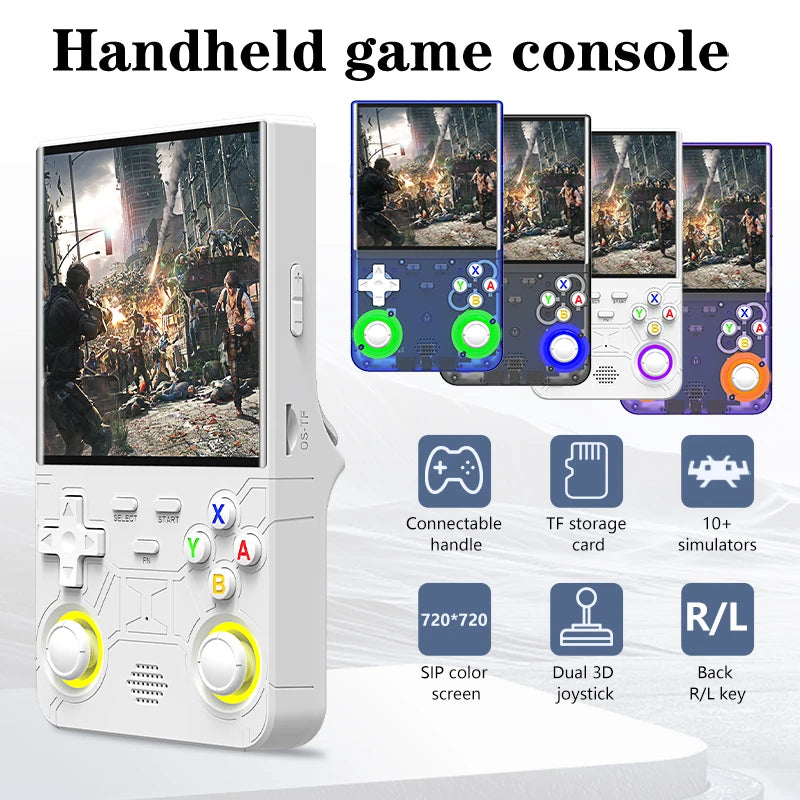 R36 Ultra Handheld WIFI Game Player 4 Inch IPS Screen Open Source Retro Video Player 64G/128G Memory up to 20000+ Games