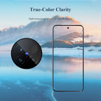 Lereach for VIVO X300 Ultra X300S Self-Locating Frame Tempered Glass Camera Lens Protector Anti-Scratch Film