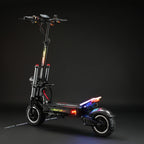 New HALO KNIGHT T107Pro Large Display Smart Escooter Adults 60V 38.4Ah Battery 3000W Dual Motor 95KM/H Powerful Electric Scooter
