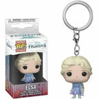 New FUNKO Keychains Disney Demona Princess Bella Ariel Alice Anna Elsa Bell Jack Sally stitch Action Figure Toys Ornaments