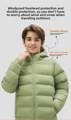 Kelme Children's Warm Cotton Jacket Winter Football Training Cotton Jacket Student Sports Down Jacket Coat