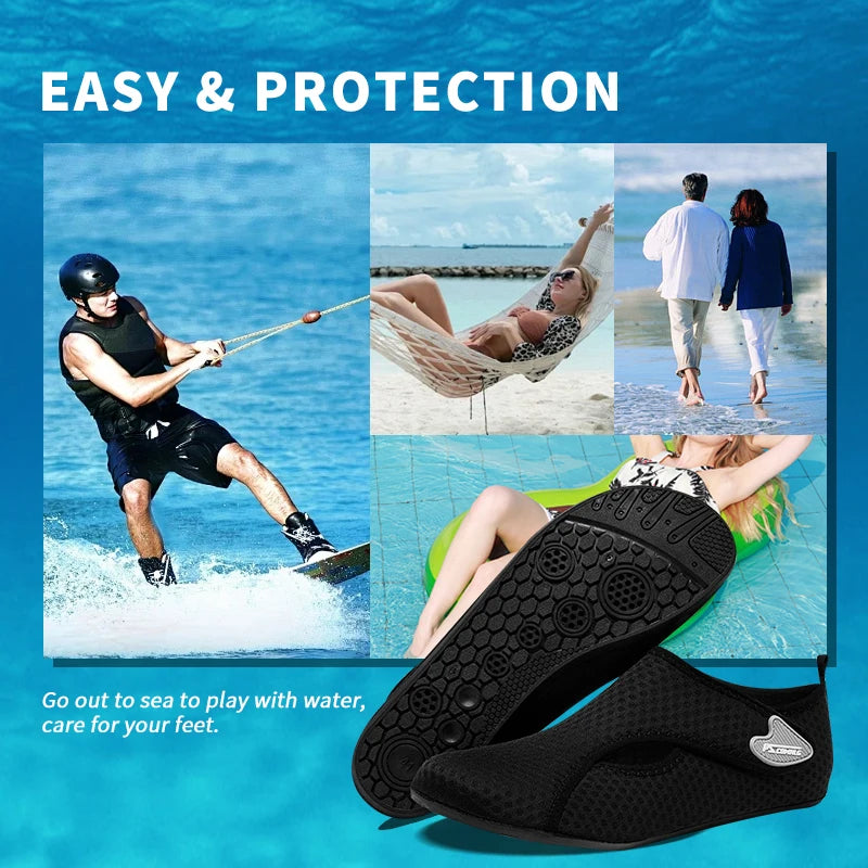 Men Women Water Shoes Sports Beach Swimming Socks Anti Slip Fitness gym Yoga Dance Swim Surf Diving Underwater Beach Shoes
