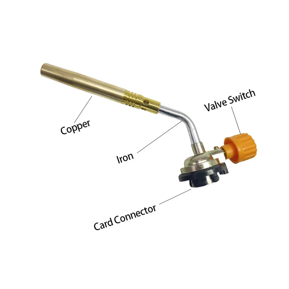 1PC Portable Outdoor Camping BBQ Heat Gun Butane Burner Welding Gas Torch Flame Gun Brazing Flamethrower for Soldering Secondary image