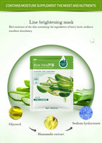 20pcs Natural Plant Facial Mask Moisturizing Oil Control Anti-Aging Fruit Aloe Korean Sheet Face Mask Beauty Skin Care Prodcuts