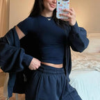 Short Sleeve Gym Top Women Clothes Yoga Top Seamless Sports Shirt Light Weight Fitness Workout Tee Sports Tops Active Wear Femme