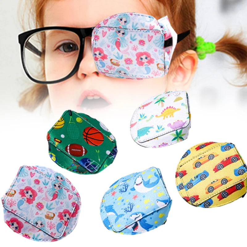 1Pc Cute Kids Strabismus Treatment Vision Care Children Health Care Kids Child Occlusion Medical Lazy Eye Patch Eyeshade Main image