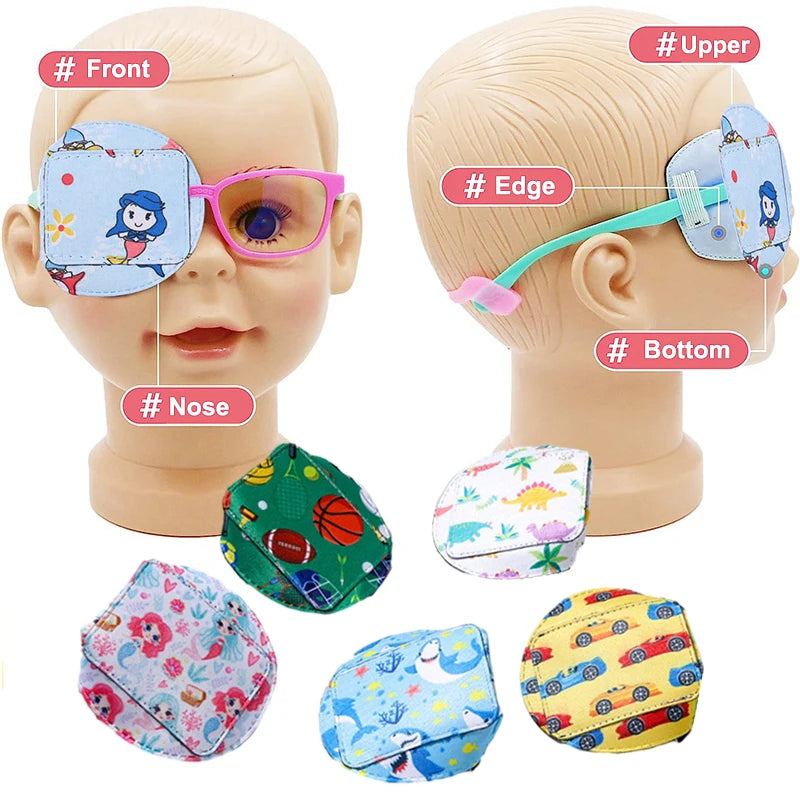 1pcs Cute Kids Strabismus Treatment Vision Care Children Health Child Occlusion Medical Lazy Eye Patch Eyeshade