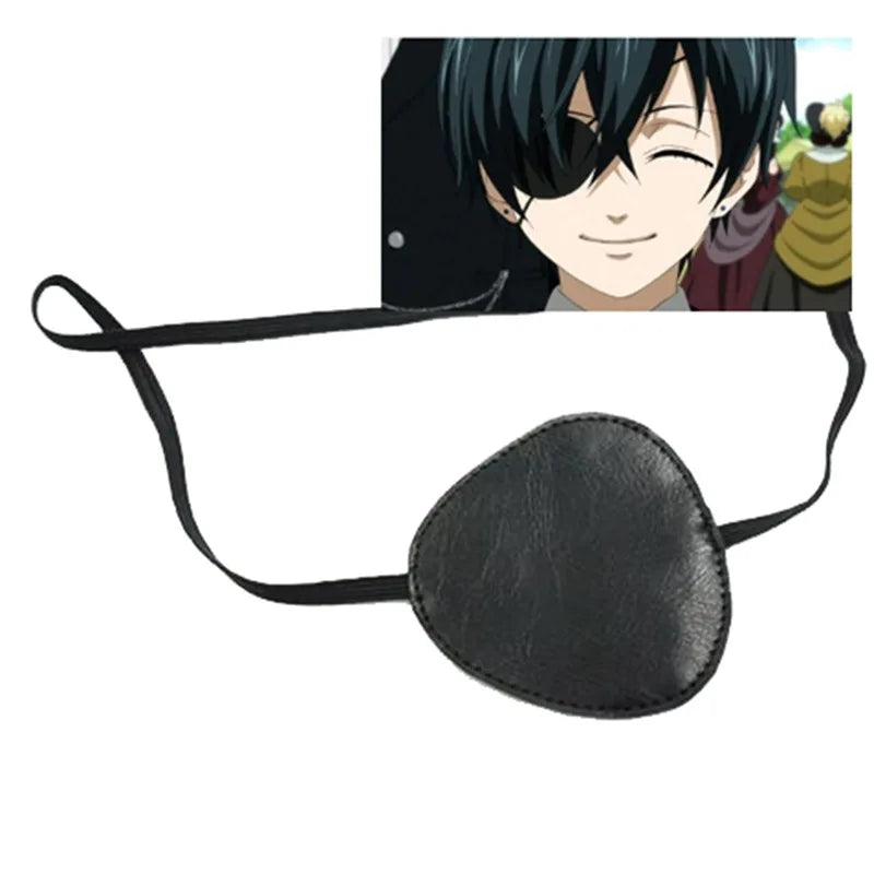 WIND BREAKER Hayato Suo Earrings Cospaly Halloween Eyepatch Unisex Tassels Pendant Novelty Prop Role Soft Single-Eyed Eye Mask