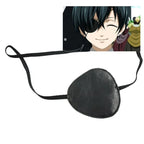 WIND BREAKER Hayato Suo Earrings Cospaly Halloween Eyepatch Unisex Tassels Pendant Novelty Prop Role Soft Single-Eyed Eye Mask