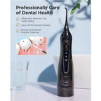 Fairywill Water Flossers Oral Irrigator & Electric Toothbrush Rechargeable Portable for Teeth Waterproof Teeth Cleaner