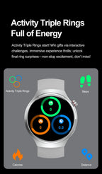 2026 New Watch 5 Pro Upgrade GPS NFC Men's Smartwatch 360*360 AMOLED HD Bluetooth Call Waterproof Smart Watch For Android iOS