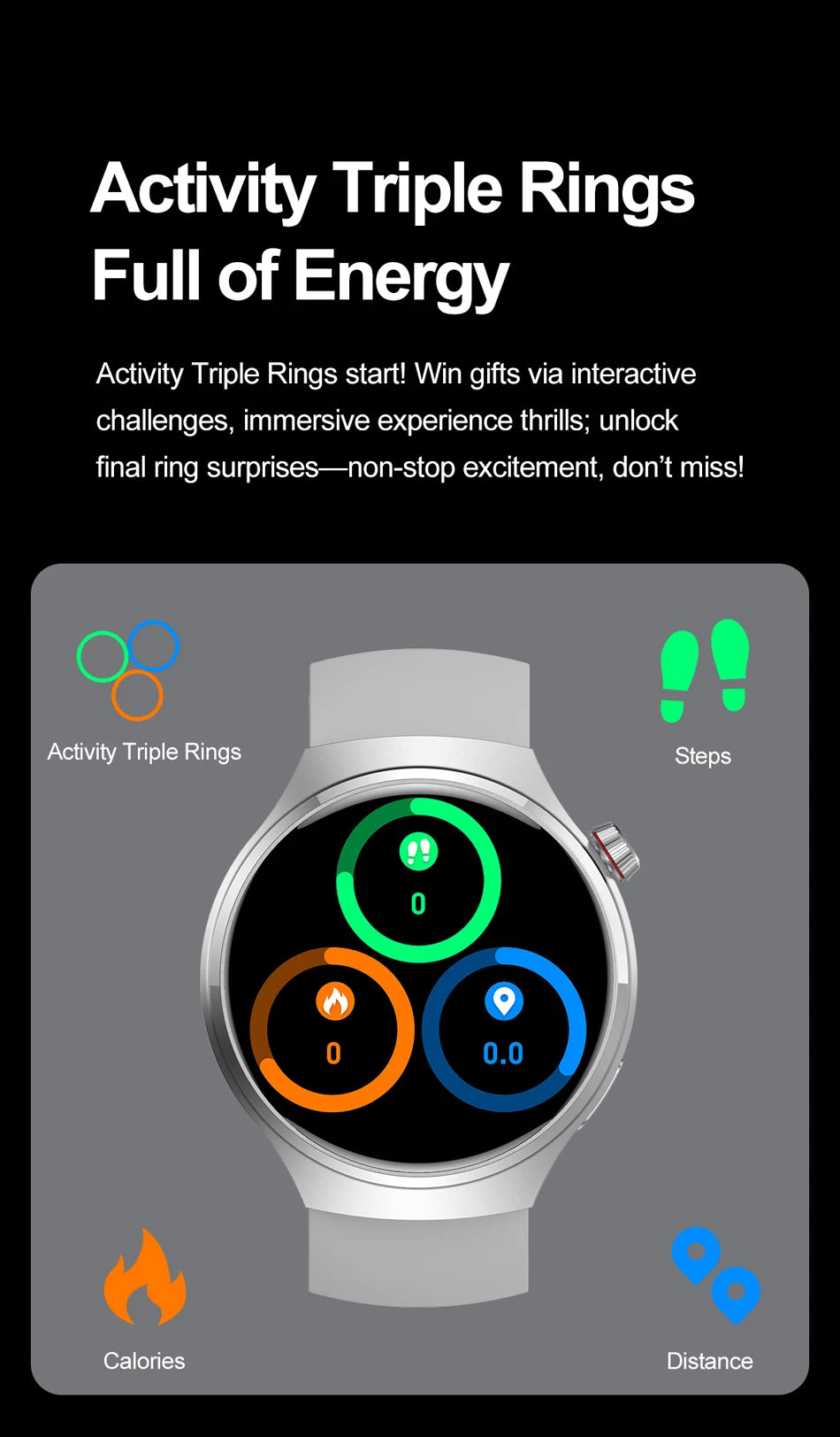 2026 New Watch 5 Pro Upgrade GPS NFC Men's Smartwatch 360*360 AMOLED HD Bluetooth Call Waterproof Smart Watch For Android iOS