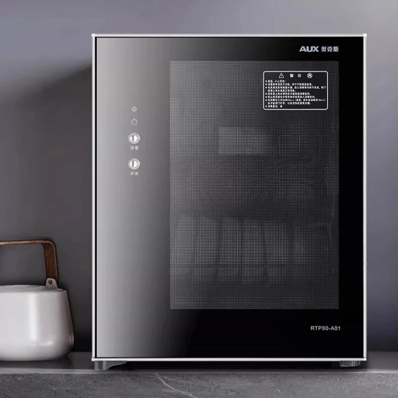 Household Small Vertical Desktop Mini Double Door High Temperature Disinfection Cabinet Kitchen Commercial Sterilizer Cupboard