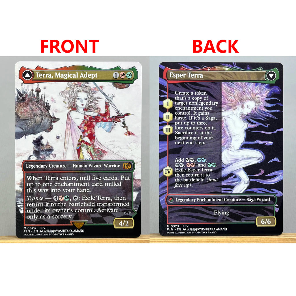 FIN PSS5 FCA HOLO14-001 Tcg proxy magical cards Sephiroth, Fabled SOLDIER Vivi Ornitier Cloud, Midgar Mercenary gathering