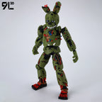 9L3D Printed FNAF Freddy Fazbear's Pizza Springtrap Toys Action Figures Anime Model Lucky13 Dummy13 Titan13 Ornaments Gifts