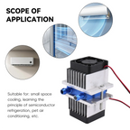 A78E-1 Set Mini Air Conditioner DIY Kit Thermoelectric Peltier Cooler Refrigeration Cooling System + Fan for Home Tool