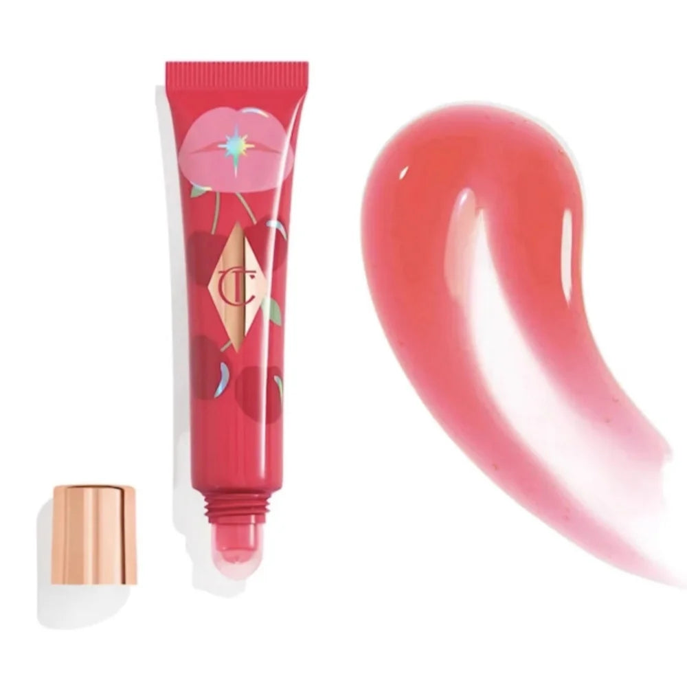 Charlotte Tilbury Lip Gloss Two Color Heart Shape Powder Blusher Highlight Spotlight Brightening Seamless Cosplay Makeup Gifts