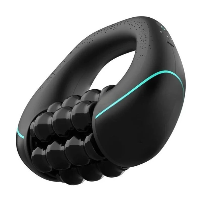 Mini Rolling Percussive Massager Whole Body Fatigue Relief Deep Tissue and Muscle Recovery Rechargeable Powerful 3-Speed Spin Main image
