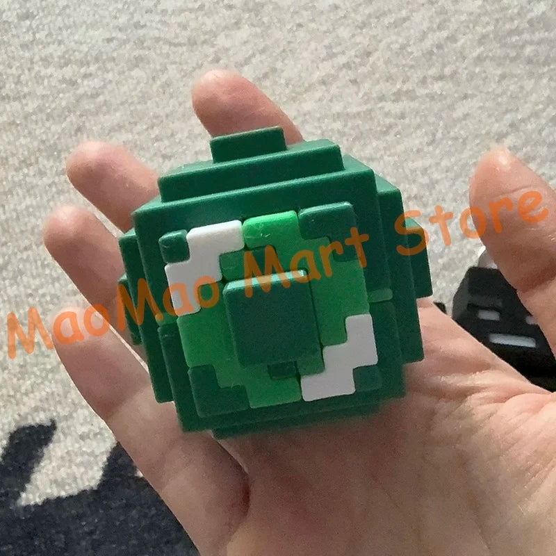 Pixel-style Enderman Eye 3D Printed Decorative Furniture for Video Games High-Resolution Game Surroundings Table Decoration Gift
