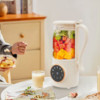 1.4L Nut Milk Maker Machine 1400ML Juicer Soy Milk Machine with 16 Blades for Homemade Plant Oats Almond Cereal Drinks
