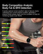2026 New Accurate Body Health analysis Smart Watch Men ECG Blood lipids Uric acid Blood Pressure Body Fat Voice Call Smartwatch