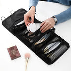 4 in 1 Cosmetic Bag For Women Zipper Mesh Separable Cosmetics Pouch Ladies Foldable Nylon Bag Rope Makeup Bag Kosmetyczka