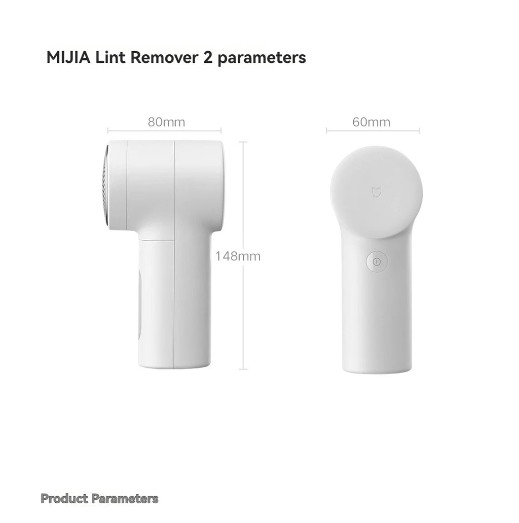 Xiaomi Mijia Lint Remover 2 Portable Electric Clothes Fuzz Pellet Trimmer Rechargeable Clothes Sweater Shaver 180-Minute Working