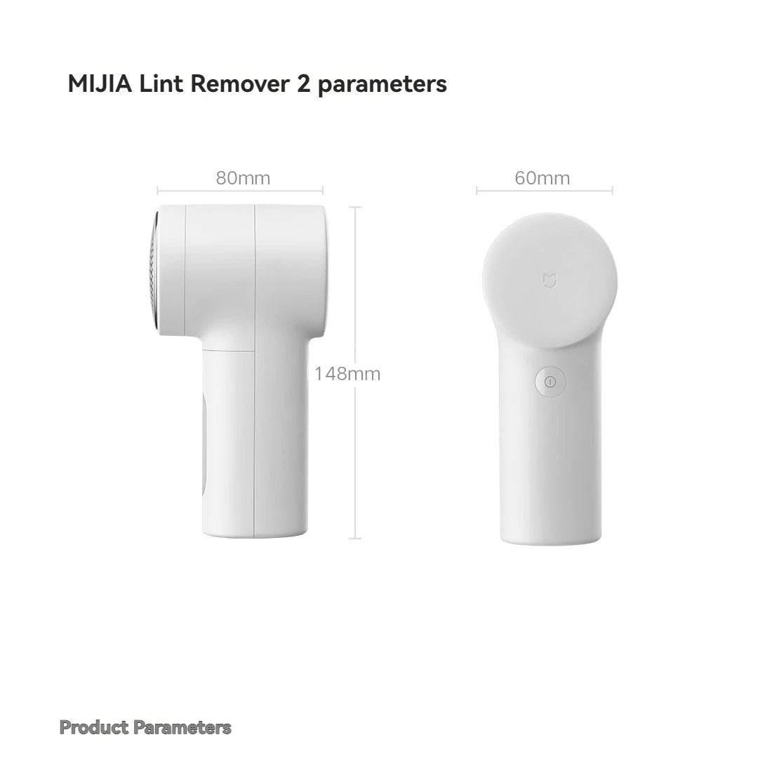 Xiaomi Mijia Lint Remover 2 Portable Electric Clothes Fuzz Pellet Trimmer Rechargeable Clothes Sweater Shaver 180-Minute Working