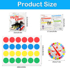Twister Game Twister Funny Balance Family Party Games with Spinner Floor Play Mat Floor Game Gift for Kids Family Birthday Party
