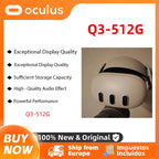 Oculus Quest 3 512G All-IN-ONE Headset With Integrated Head VR headset Motion Sensing Game Console Smart Glasses Quest 3 512G