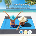 200*210cm Sandproof Beach Blanket Waterproof Beach Mat Portable Lightweight Picnic Blanket Camping Mat For Travel Hiking Sports