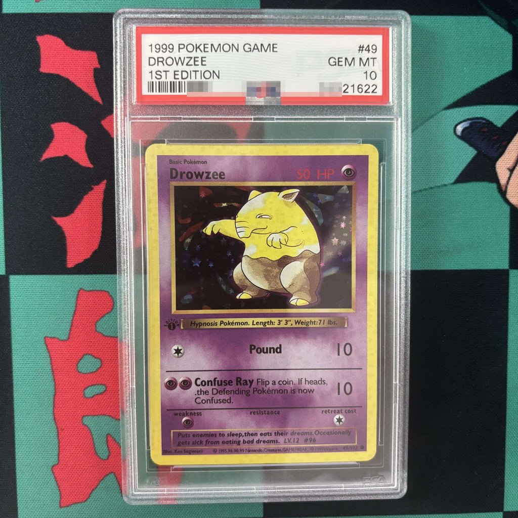 DIY 1999 PTCG GAME English Version 1ST EDITION CHARIZARD BLASTOISE Collection Card 10Points Rating Card Anime Game Card Gift Toy