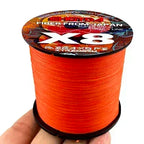 8 Strands Multifilament Fishing Lines Sea Wire Fly Carp Braided Line X8 Spinning Lure Fishing Cord for Bass 300m/500m 18lb-78lb