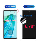 6.8“ Super AMOLED For Samsung Galaxy S23 Ultra S918 LCD Display Touch Screen Digitizer Assembly Support fingerprint and S-Pen