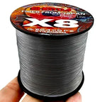 8 Strands Multifilament Fishing Lines Sea Wire Fly Carp Braided Line X8 Spinning Lure Fishing Cord for Bass 300m/500m 18lb-78lb