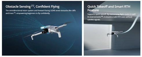 DJI Lito X1 Foldable Lightweight 4K Drone with Obstacle Detection ActiveTrack 1/1.3 Inch Sensor 15km Transmission for Beginners C0