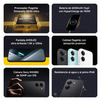 POCO X8 Pro 5G Iron Man Edition 12GB 512GB NFC Smartphone Dimensity 8500-Ultra 6500mAh Battery Sensor Sony IMX882 50MP