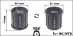 Bicycle Micro Spline Freehub MTB Road Bike Hubs Converters End Cap Adapter 11/12 Speed MS HG DT Hub Body Driver for XD DT240/350