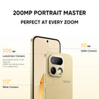New Arrival realme 16 Pro 5G Smartphone European Version 200MP LumaColor Camera 6500nit AMOLED Display 6500mAh Battery NFC