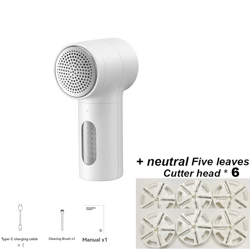 Xiaomi Mijia Lint Remover 2 Portable Electric Clothes Fuzz Pellet Trimmer Rechargeable Clothes Sweater Shaver 180-Minute Working