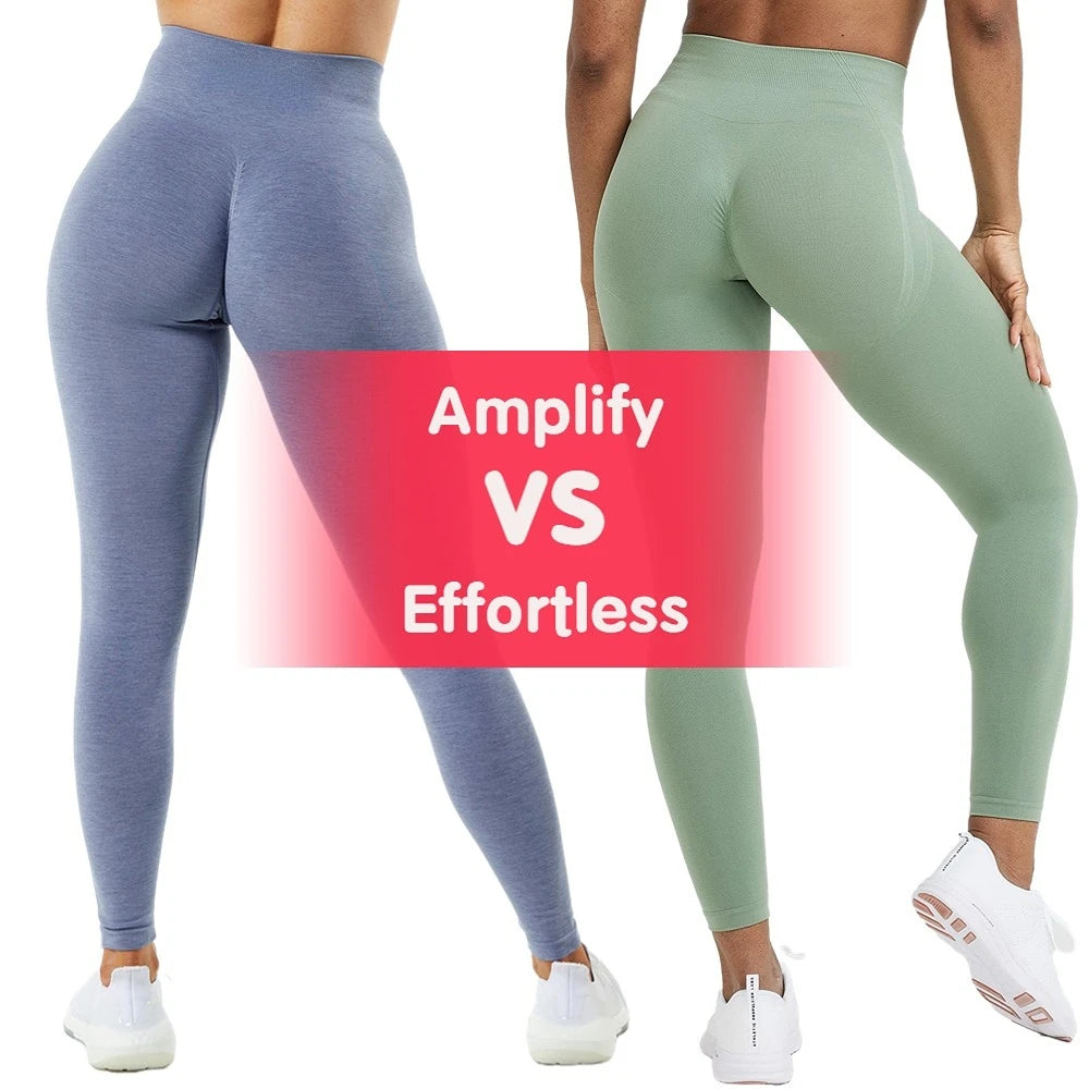 Amplify Effortless Leggings For Women Push Up Booty Legging Scrunch Butt Stretch Workout Gym Tights Fitness Seamless Yoga Pants Main image