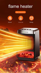 Portable Electric Heater Portable Desktop 1000W PTC Heating Fan Warm Air Blower for Household Office Mini Space Heater