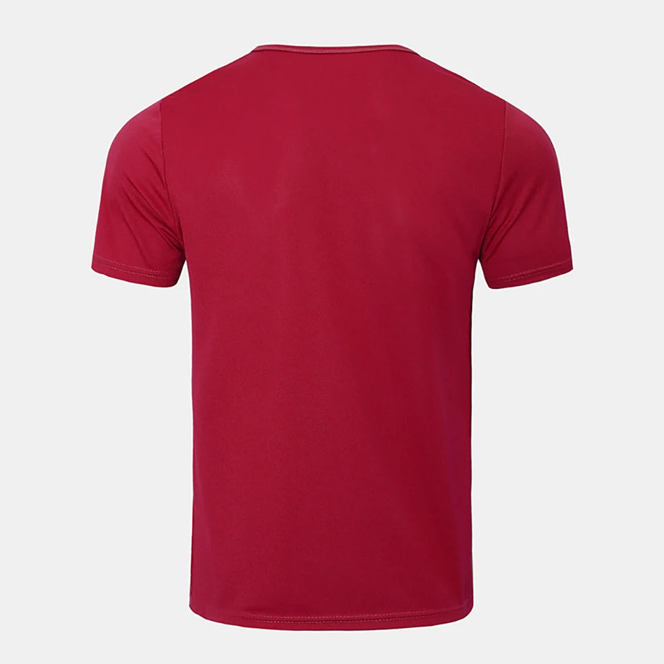 4/1 Pcs Men's Summer Multicolor Quick-drying Sports Short Sleeve Loose Breathable Fitness Running Badminton T Reflective Strip