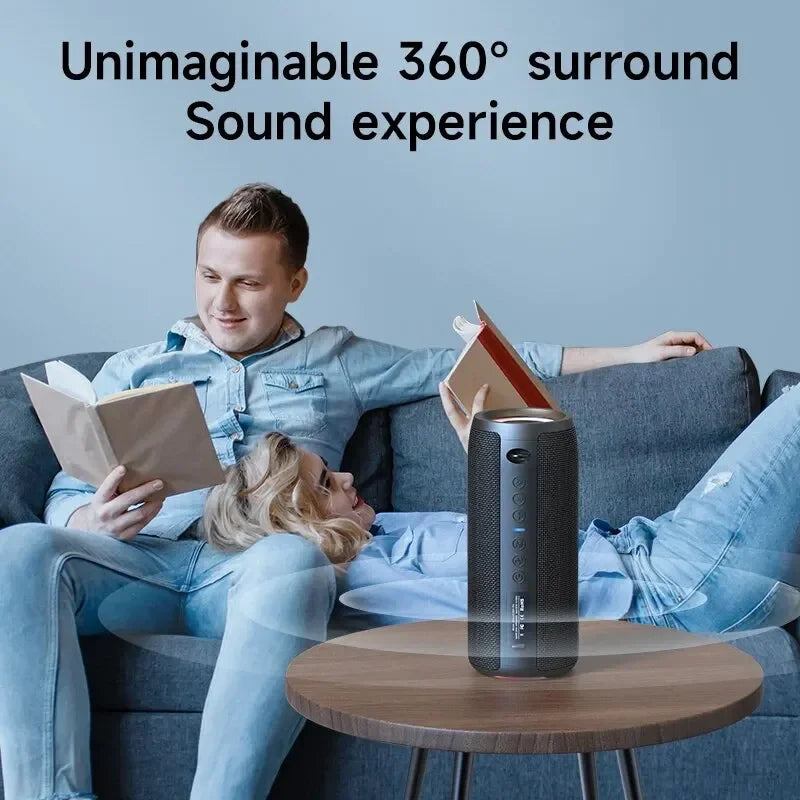 ZEALOT-S51PRO 40W High-power Bluetooth Speaker 3D Stereo Bass Bluetooth Speaker Portable IPX5 Waterproof Suitable TWS Boom Box