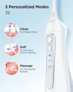 Fairywill Water Flossers Oral Irrigator & Electric Toothbrush Rechargeable Portable for Teeth Waterproof Teeth Cleaner