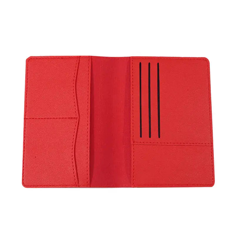 Multifunctional Document Passport Holder Protection Set Pu Leather Passport Clip Holder Travel Wallet Card Holder