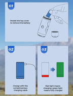 FLEXTAIL ZERO PUMP - 30g Portable Camping Air Pump Electric Inflator for Sleeping Pads, 1 Rechargeable Battery Included