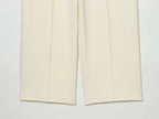 HH Women Elegant Beige Matching Set O Neck T-Shirt Solid Puff Sleeve Top Casual Lady Wide Leg Trousers High Street Chic Outfit