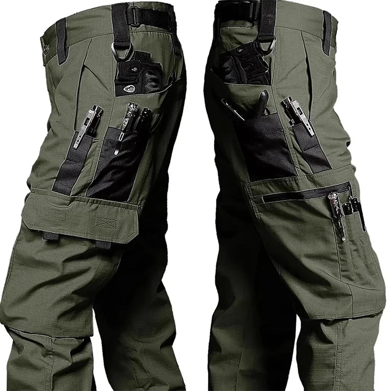 New Tactical Work Pants Men Outdoor Cargo Trousers Multi-pocket Waterproof Pant Autumn Spring Outdoor Workwear Hiking Trousers Main image