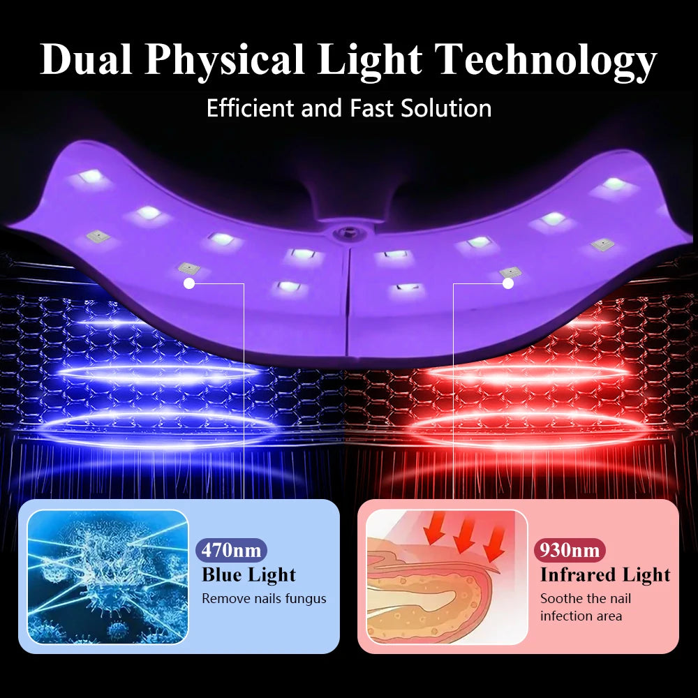 Household Fungal Nail Laser Device Wireless Foot Repair Toenail Fingernail Anti Fungus Infection Paronychia Onychomycosis Care Secondary image